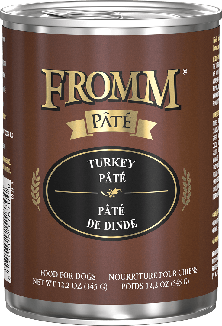 Fromm Gold - Chien Pâté de Dinde, Canard et Patates Douces - Nourriture Humide Sans Grains pour Chiens