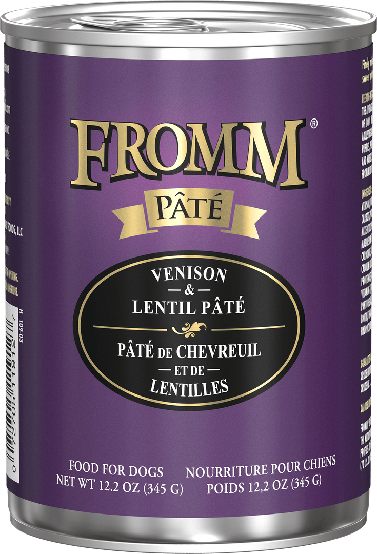 Fromm Gold - Chien Pâté de Poisson et Lentilles - Nourriture Humide Sans Grains pour Chiens