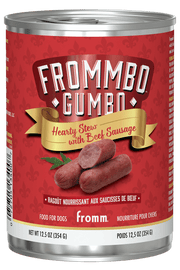 Fromm Frommbo Gumbo - Chien Ragoût de Saucisses de Poulet - Nourriture Humide pour Chiens