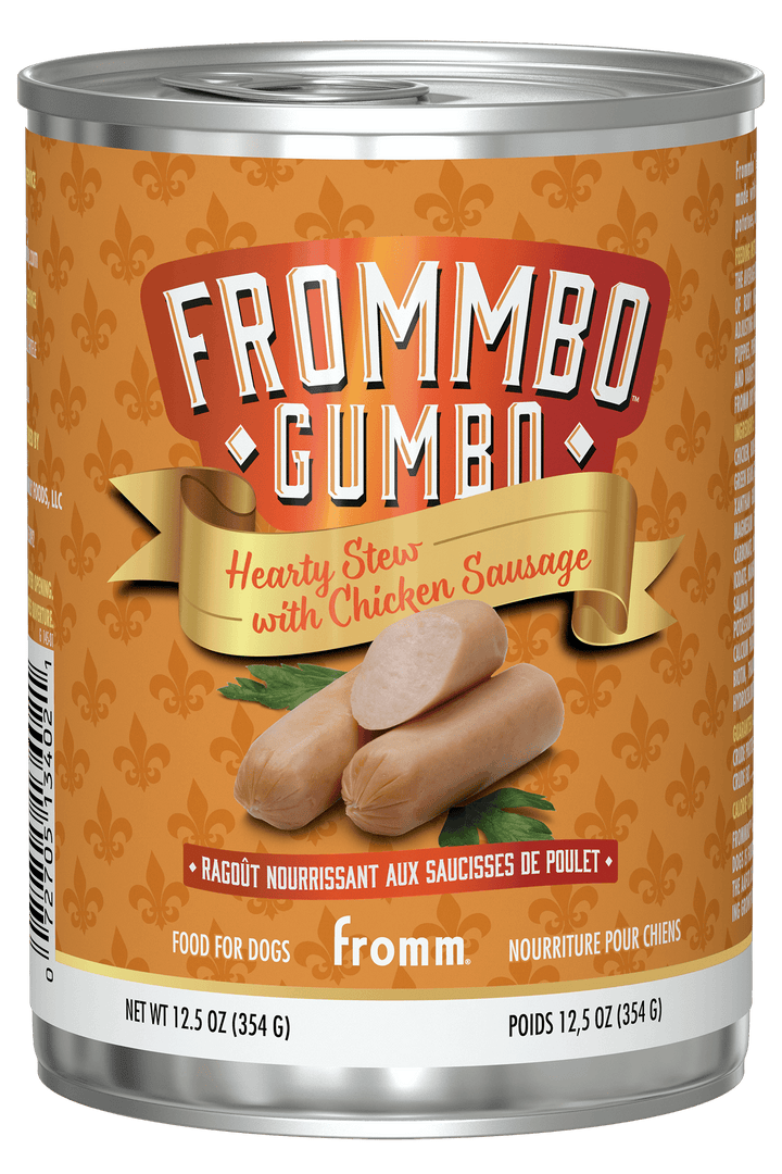 Fromm Frommbo Gumbo - Chien Ragoût de Saucisses de Porc - Nourriture Humide pour Chiens