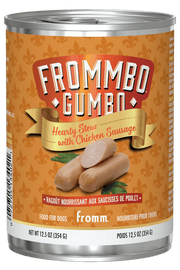 Fromm Frommbo Gumbo - Chien Ragoût de Saucisses de Porc - Nourriture Humide pour Chiens