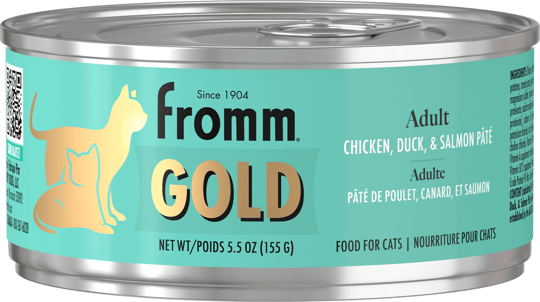 Fromm Gold - Chat Adulte Poids Santé Pâté de Poulet et Canard - Nourriture Humide pour Chats