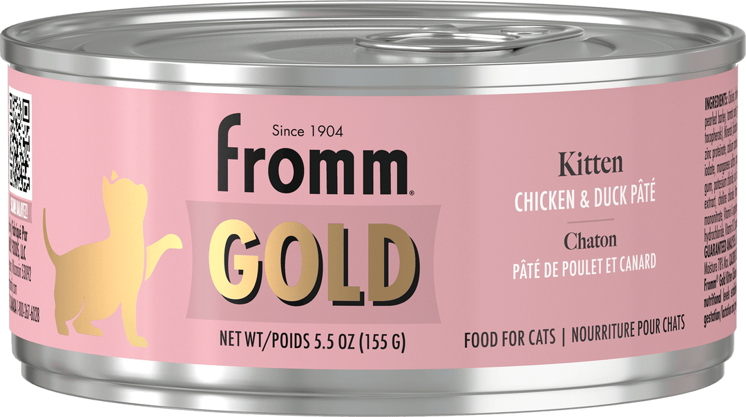 Fromm Gold - Pâté de Poulet et Canard - Nourriture Humide pour Chatons