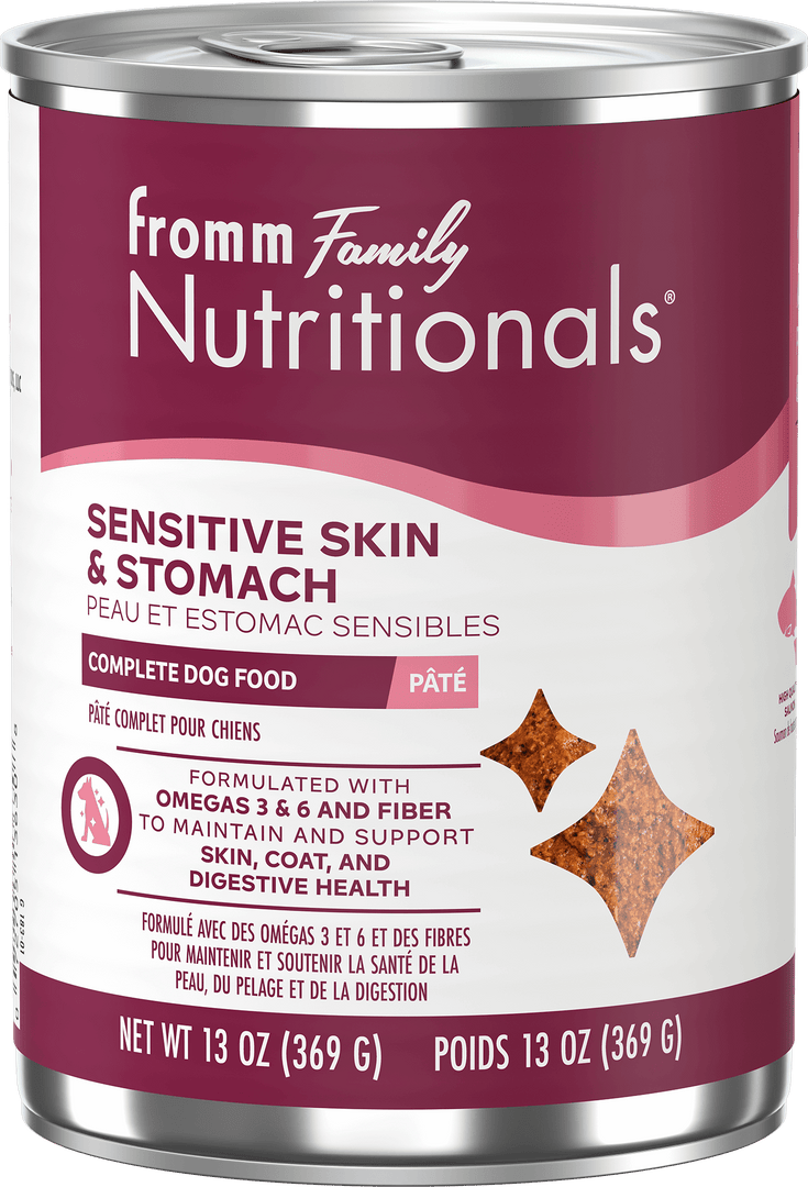 Fromm Nutritionals - Chien Peau & Estomac Sensible en Pâté - Complément Alimentaire pour Chiens