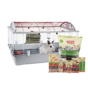 LW Cage Équipée De Luxe pour Lapin L