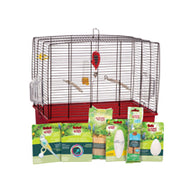 LW Cage Équipée De Luxe pour Perruches Ondulées