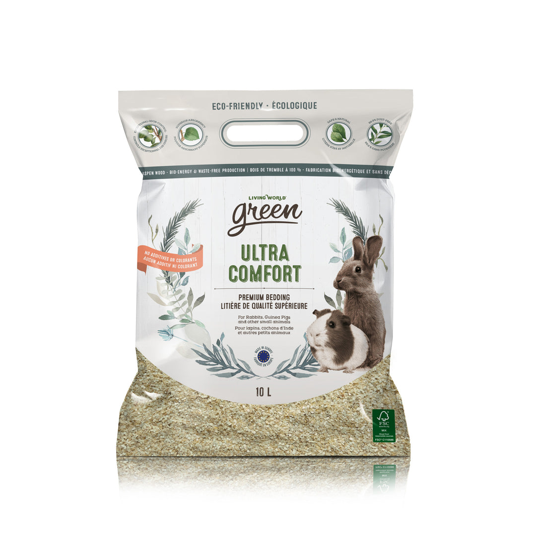 LW GREEN Litière Rongeur Ultra Comfort 10L