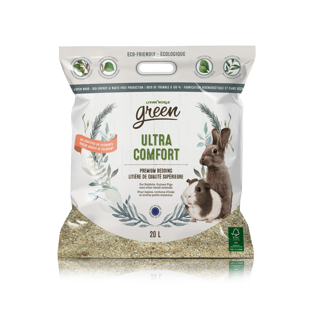 LW GREEN Litière Rongeur Ultra Comfort 20L