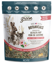 Living World Green - Foin de Luzerne Botanicals aux Herbes et Fleurs - Foin pour Rongeurs