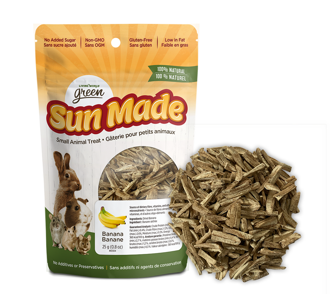 *LW GREEN Gâteries Rongeur Sun Made Banane 25g
