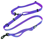 Voir l’image dans la galerie, CHIEN BLANC Laisse Multi-Snaphook Mauve