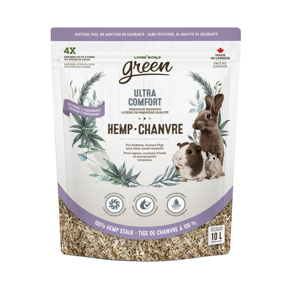 LW Green Litière de Chanvre Ultra Comfort 10L