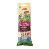 LW Gâteries Bâtonnets Hamsters Fruits 112g x2