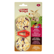 *LW Gâteries Rongeur Rondelles Fruit Passion & Fleurs 68g x2
