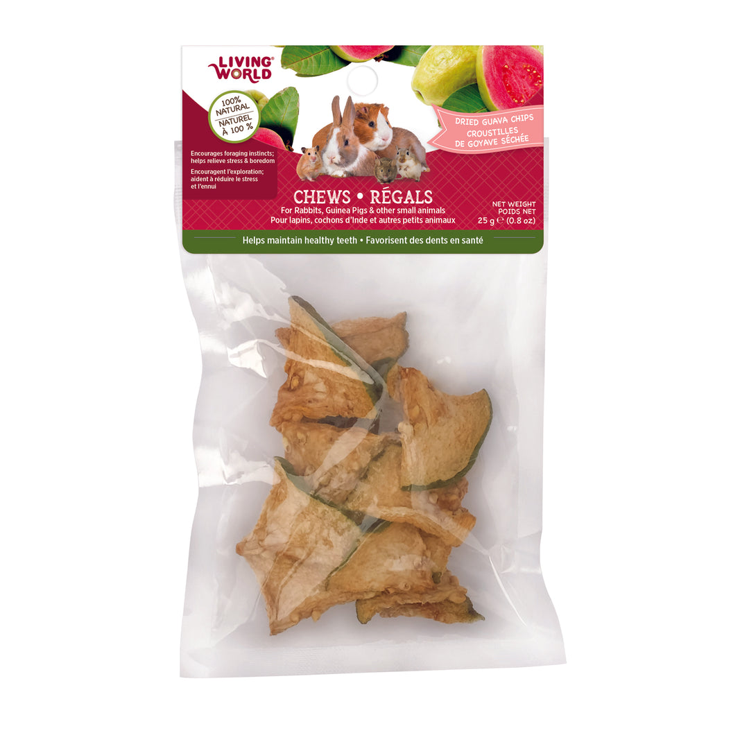 LW Gâteries Rongeur Croustilles de Goyave Séchée 25g