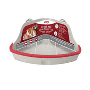 LW Coin-Toilettes Petits Animaux Gris L