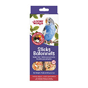 LW Gâteries Bâtonnets Perruches, Saveur de Fruits 90g x2