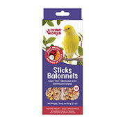 Living World - Bâtonnets Saveurs Variées - Gâteries pour Canaris
