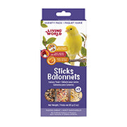LW Gâteries Bâtonnets Serins, Saveur Variés 85g x3