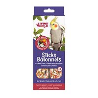 LW Gâteries Bâtonnets Calopsittes, Saveur de Fruits 90g x2