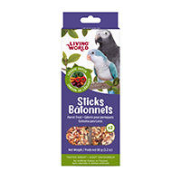 LW Gâteries Bâtonnets Perroquets, Saveur de Légumes 90g x2