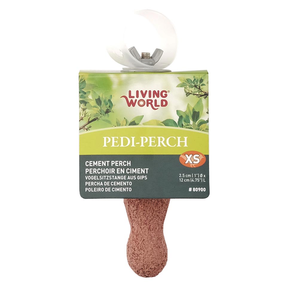 Living World - Perchoir Pedi-Perche en Ciment - Perchoir pour Oiseaux