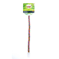 LW Perchoir Knot-A-Rope en Coton Multicolore 0.6x15" pour Oiseaux