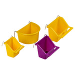 Voir l’image dans la galerie, LW Auget à Graines avec Perchoir 55g L pour Oiseaux
