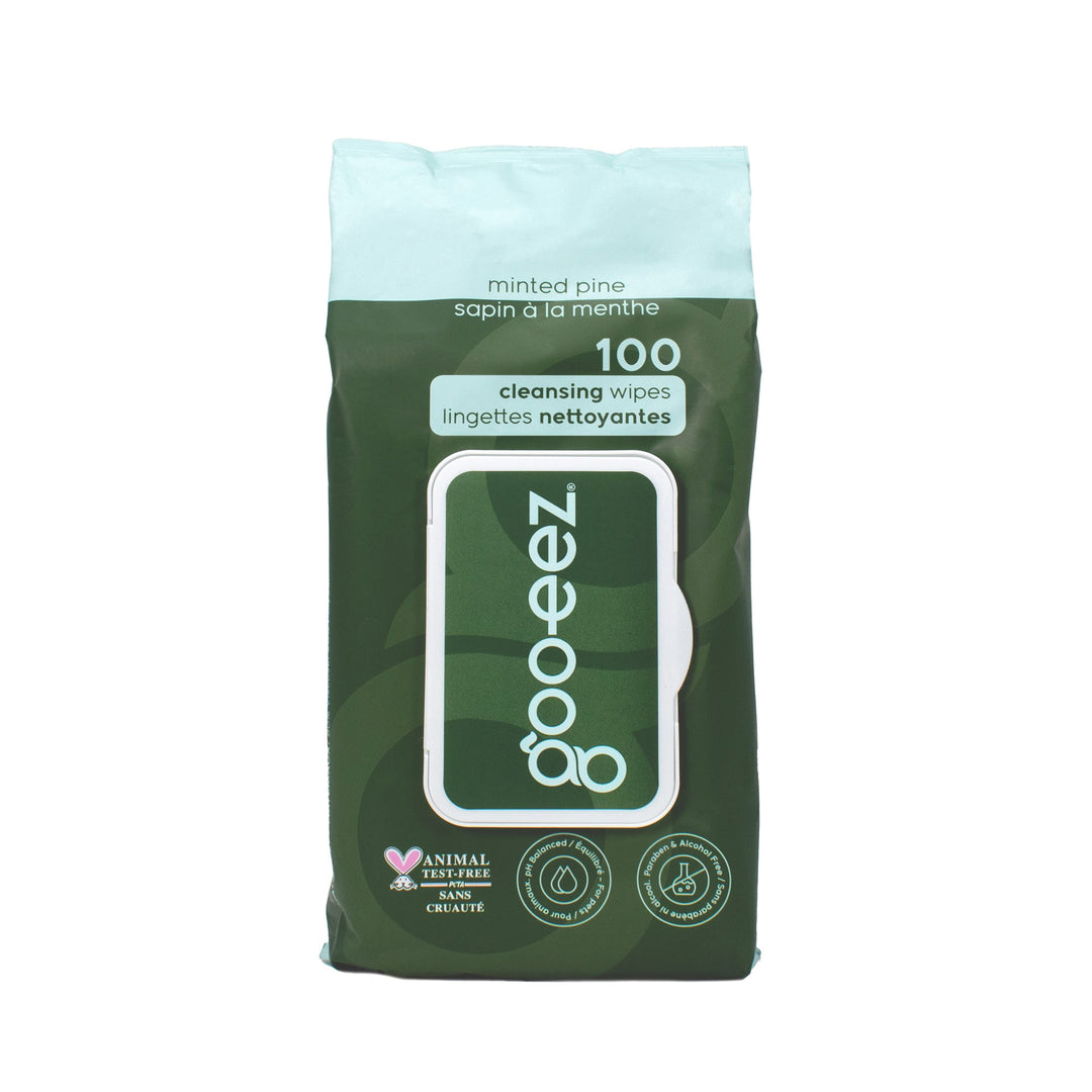 GOO-EEZ Lingettes Nettoyantes x100 Pin Menthe