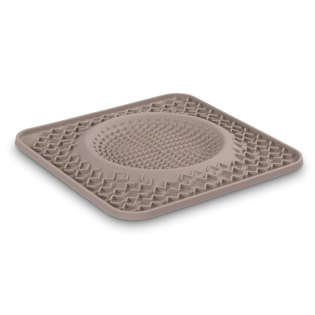 Messy Mutts - Tapis de Léchage Thérapeutique avec Bol - Tapis d'Alimentation pour Chiens
