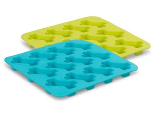 Messy Mutts - Moules à Biscuits en Silicone - Moule à Gâteries pour Chiens