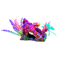 *MARINA iGlo Épave & Pieuvre/Plantes 4" pour Aquarium