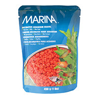 MARINA Gravier Décoratif Orange 450g pour Aquarium