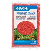 MARINA Gravier Décoratif Orange 2kg pour Aquarium