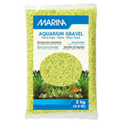 MARINA Gravier Décoratif Vert Lime 2kg pour Aquarium