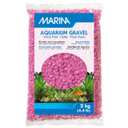 MARINA Gravier Décoratif Rose 2kg pour Aquarium
