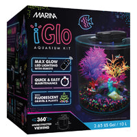 *MARINA iGlo 360° Aquarium Équipé 2.6G