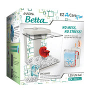 MARINA Betta Aquarium Équipé EZ Care Plus 1.3G Blanc