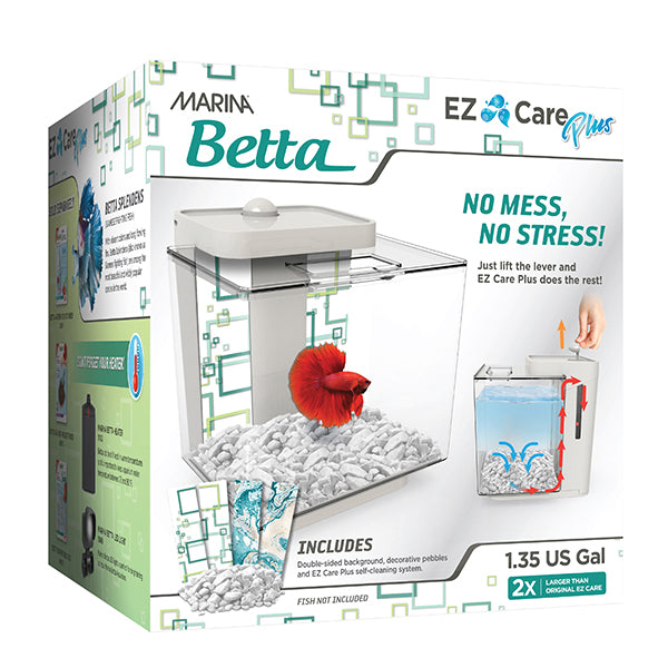 Marina Betta - Aquarium Équipé EZ Care Plus - Aquarium pour Poissons