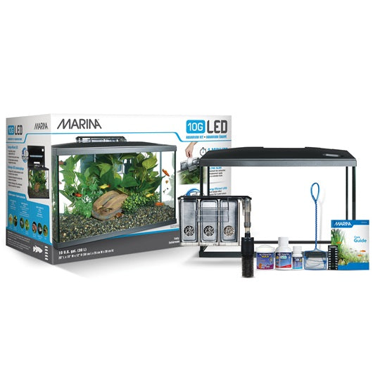 Marina - Aquarium Équipé avec Éclairage DEL - Aquarium pour Poissons
