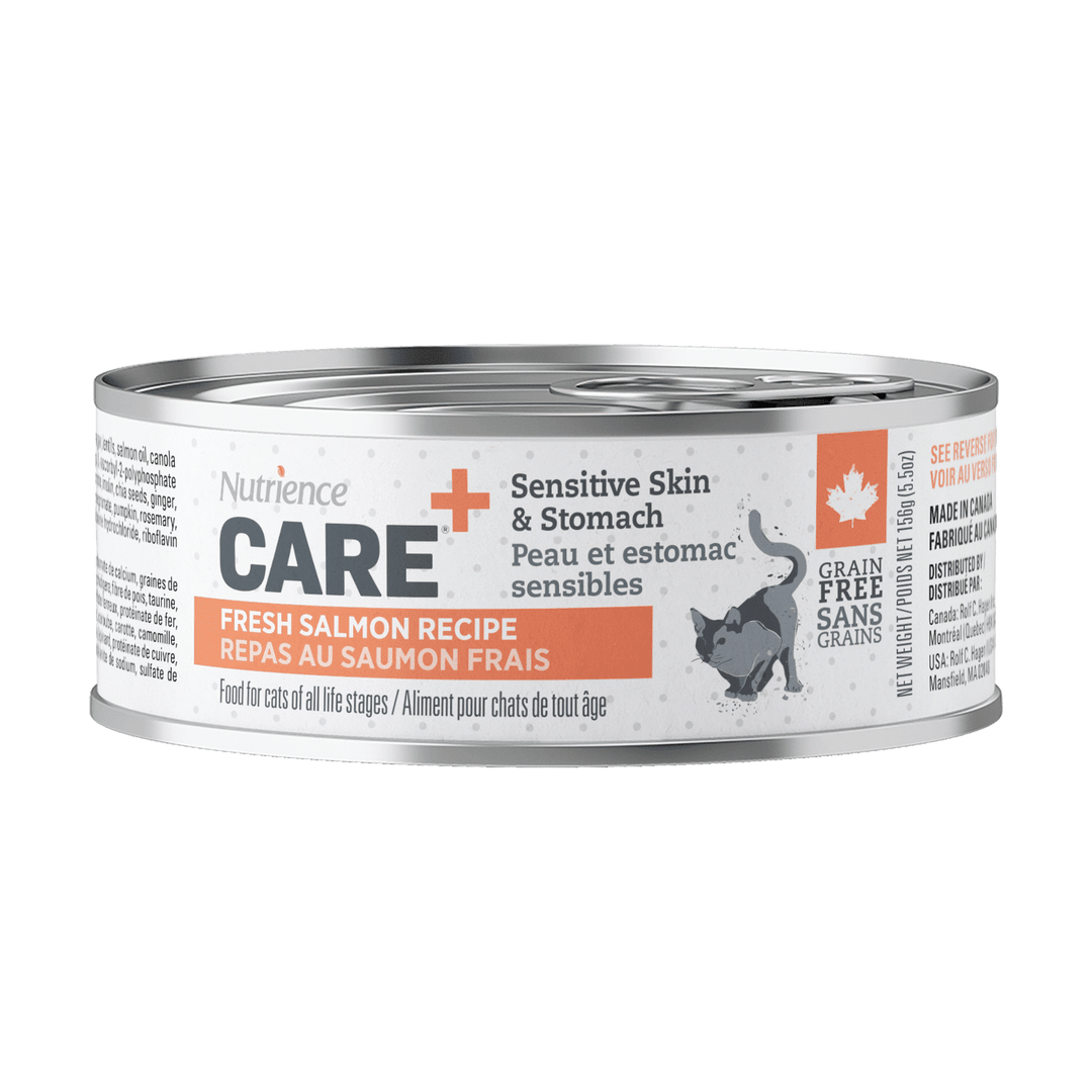 Nutrience Care - Peau et Estomac Sensibles - Pâté de Saumon Frais - Nourriture Humide Sans Grains pour Chats