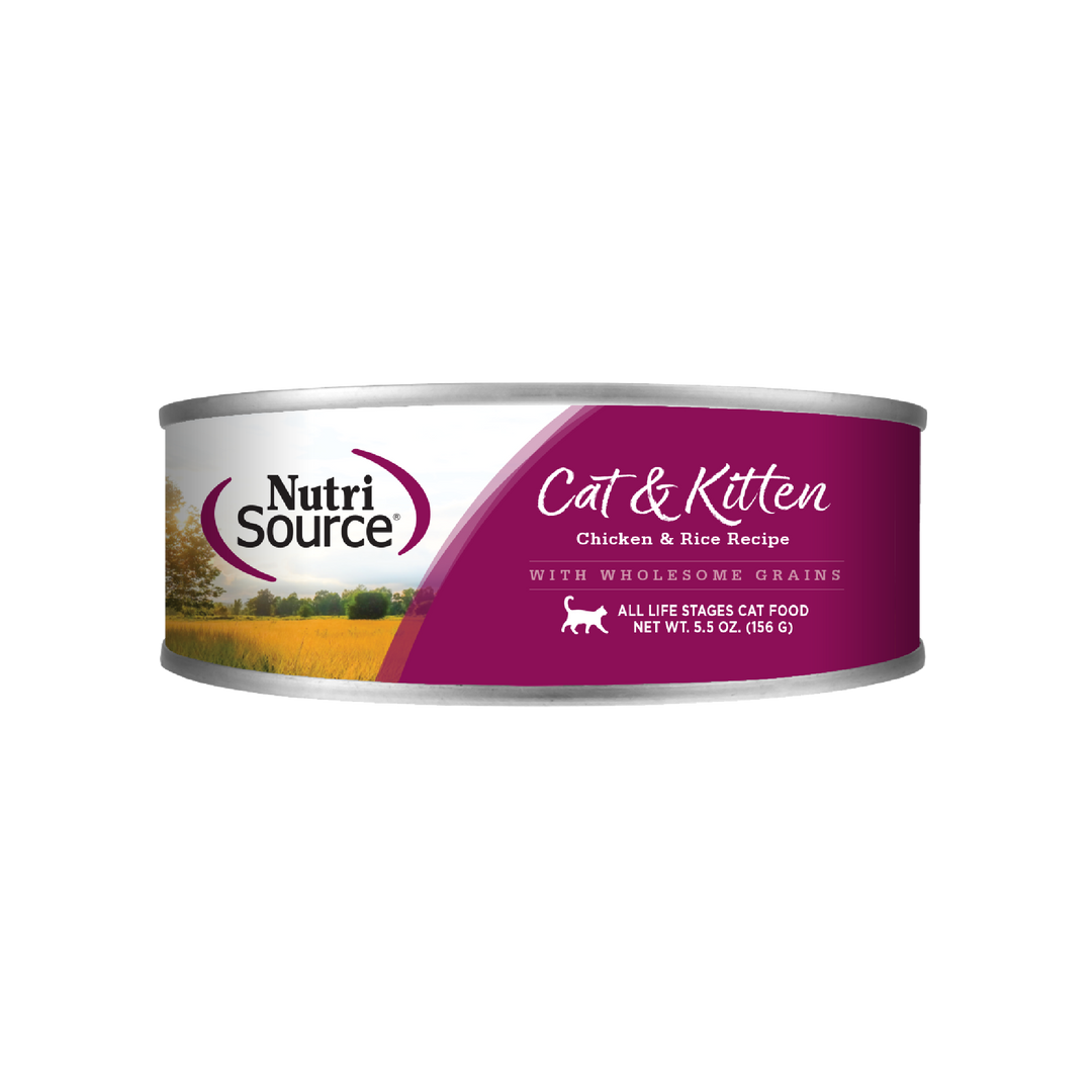 NutriSource - Poulet et Riz - Nourriture Humide en Pâté pour Chats & Chatons