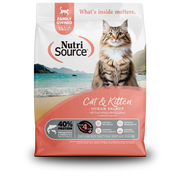 NutriSource - Ocean Select (Truite, Poisson Blanc et Saumon) - Nourriture Sèche Sans Grains pour Chats & Chatons