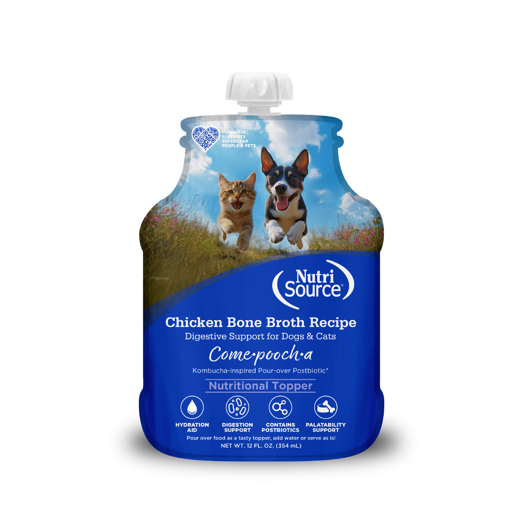 NutriSource Come-Pooch-A - Bouillon d’Os de Poulet - Complément Alimentaire pour Chiens en Pochette
