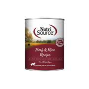 NutriSource - Boeuf et Riz - Nourriture Humide en Pâté pour Chiens