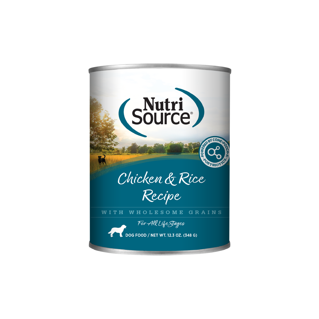 NutriSource - Pâté Poulet et Riz - Nourriture Humide pour Chiens