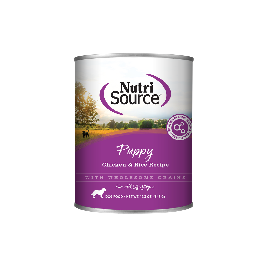 NutriSource - Poulet et Riz - Nourriture Humide en Pâté pour Chiots