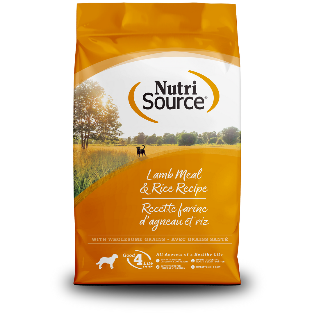 NutriSource - Chien Adulte Agneau et Riz - Nourriture Sèche pour Chiens