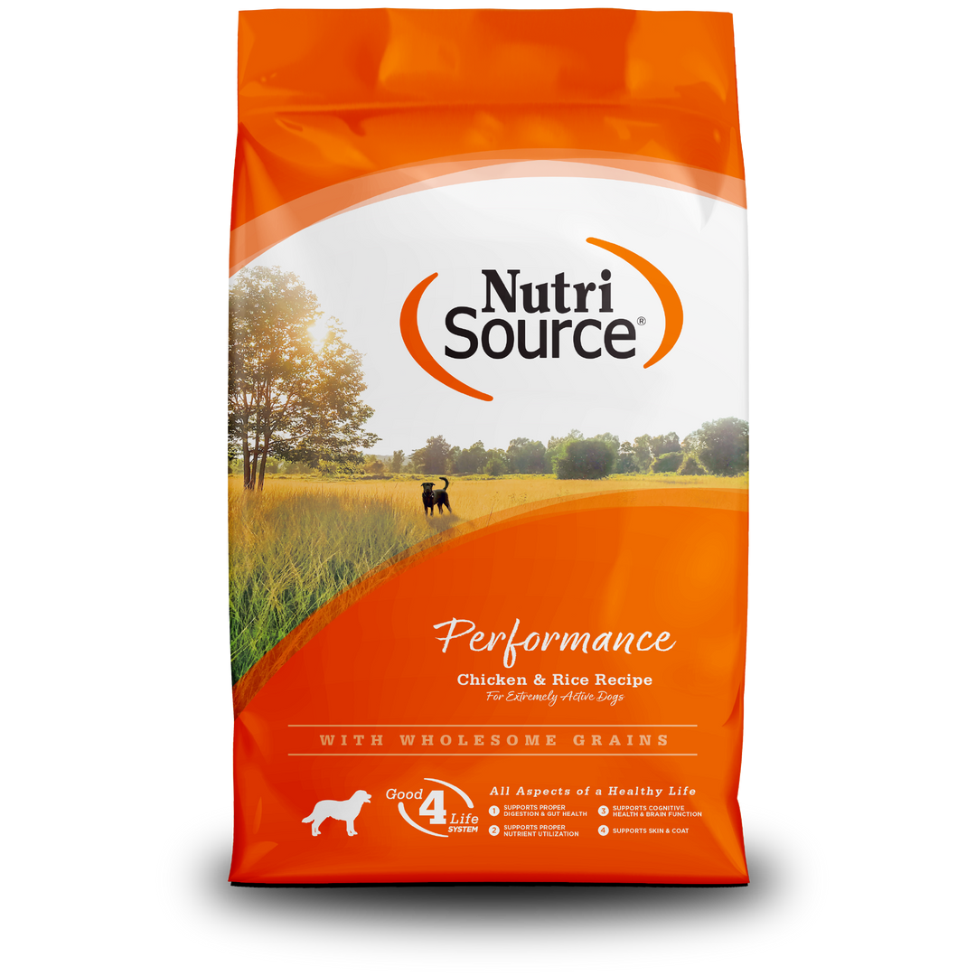 NutriSource - Chien Performance Poulet et Riz - Nourriture Sèche pour Chiens