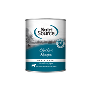 NutriSource Sans Grains - Poulet - Nourriture Humide en Pâté pour Chiens